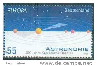 Allemagne Germany 2009 - Europa, Astronomie, Lois De Kepler / Astronomy, Kepler´s Laws - MNH - 2009
