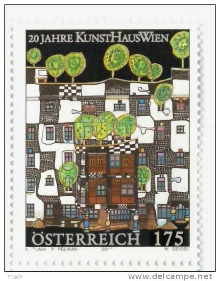 Österreich 20 Jahre Kunst Haus Wien - Unused Stamps