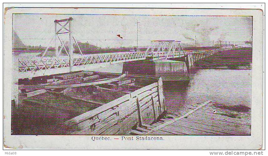 QUEBEC . PONT STADACONA . Carte Format 140mm X 76mm. - Québec - Les Rivières