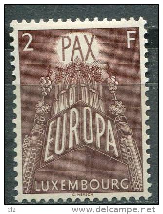 LUXEMBOURG - Y&T 531* (Europa) - 20% De La Cote - Ungebraucht