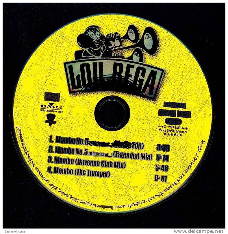 Musik Maxi CD  -  Lou Bega - Mambo No 5  ( A Little Bit Of  )  -  Neuwertig - Disco, Pop