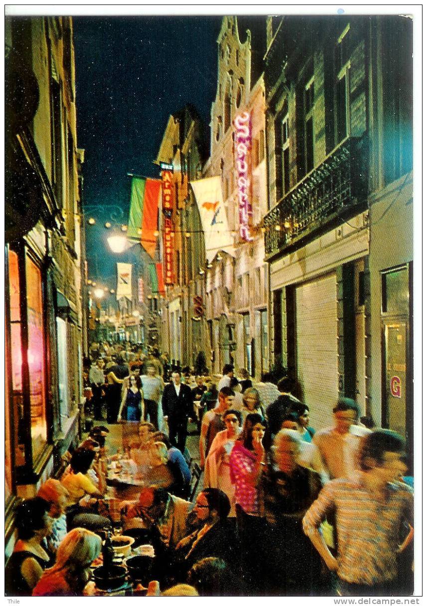 BRUXELLES - Rue Des Bouchers - Brussels By Night