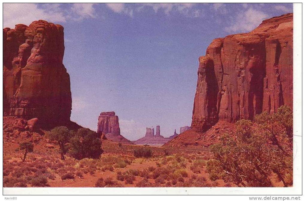 ETATS UNIS ARIZONA North Window Monument Valley Cp Couleur - Gran Cañon