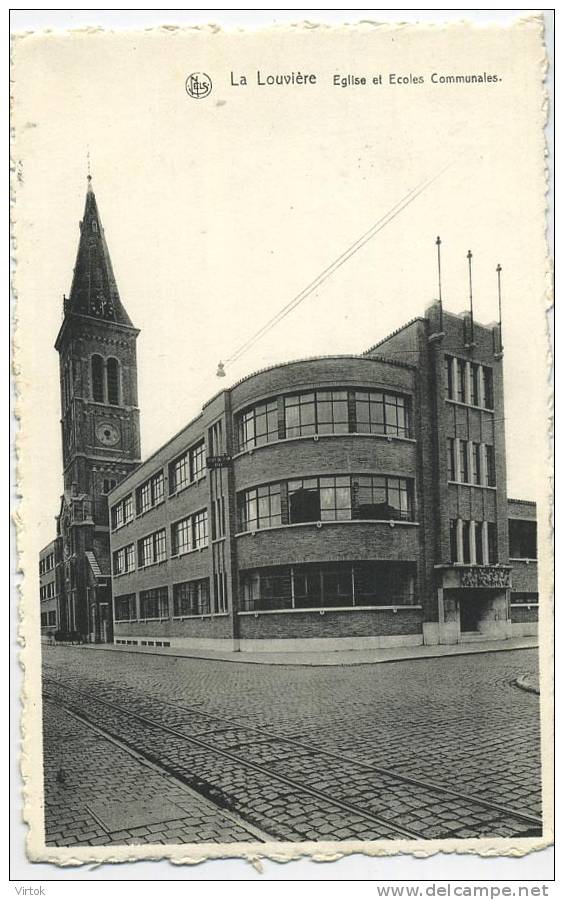 La Louvière :  Eglise Et Ecoles Communales - La Louviere