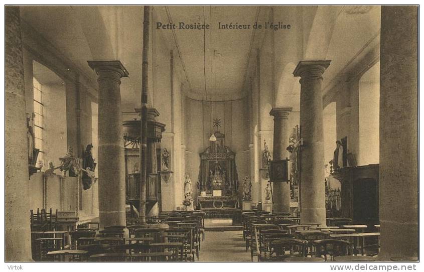 Petit-Rosière :  Intérieur De L'église - Ramillies