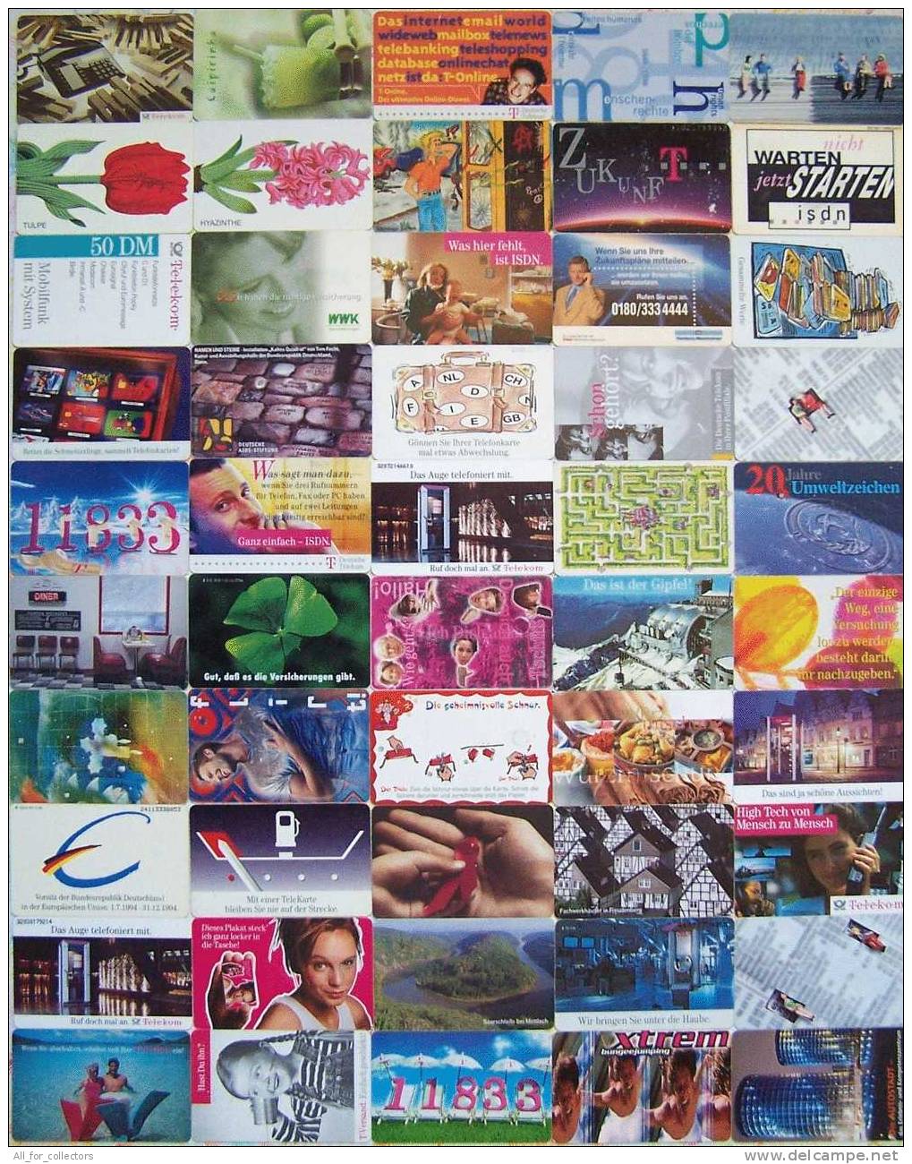 Nice Collection Of 70 Cards Cartes Karten (50 Different) From GERMANY Allemagne Deutchland Alemania Germania - [6] Colecciones