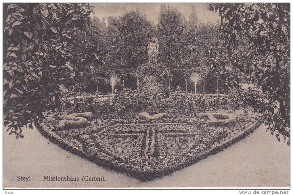 Steyl Missionshaus ( Garten) 1928 / Naar Bree - Venlo