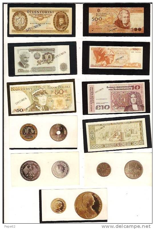 Vignettes Autocollantes-billet De Banque-monnaie-sticline-money-lot De 11 Stickers - Altri & Non Classificati