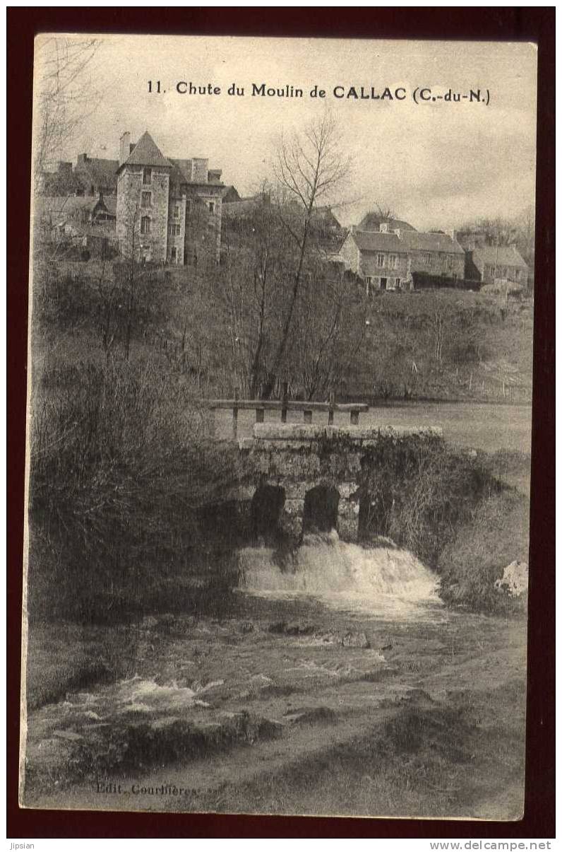 Cpa  Du 22  Chute Du Moulin De Callac  ABE50 - Callac