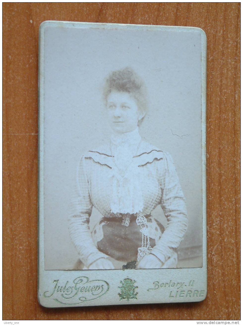 JONGE DAME ( CDV Photo Jules Geuens - Lierre / Zie Foto Voor Details ) ! - Unclassified