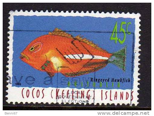 COCOS ISLANDS 1996 Poisson Fish Yv 332 OBL - Cocos (Keeling) Islands