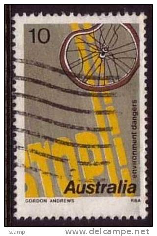 1975 - Australian Environment Dangers 10c ROAD SAFETY Stamp FU - Oblitérés