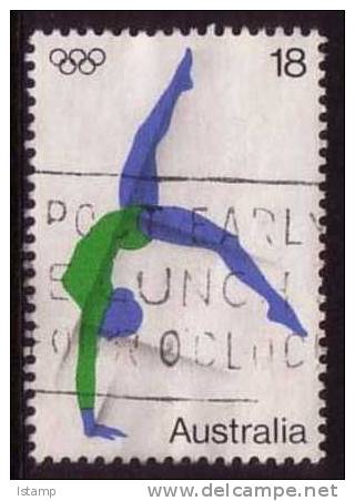 1976 - Australian Olympic Games Montreal 18c GYMNASTICS Stamp FU - Gebraucht