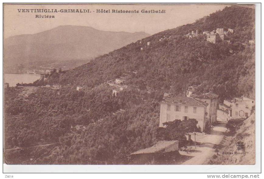 ITA.072/ Vintimiglia-Grimaldi - Hotel Ristorente Garibaldi - Altri & Non Classificati