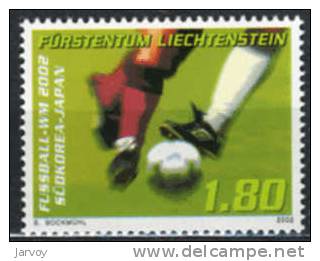 Liechtenstein 2002, N°1233 - Coupe Du Monde De Football 2002 En Corée Du Sud Et Japon  (**) - Ungebraucht