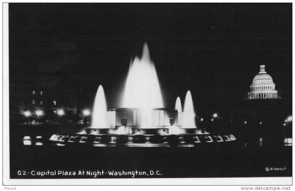 14579     Stati  Uniti,  Washington  D. C.,  Capitol  Plaza  At  Night,  NV - Washington DC