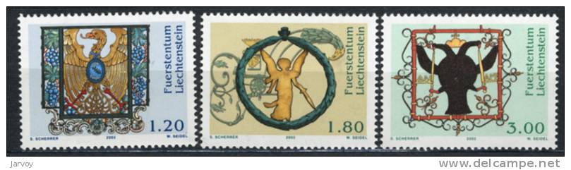 Liechtenstein 2002, N°1248-50 - Enseignes D'auberges  (**) - Ungebraucht
