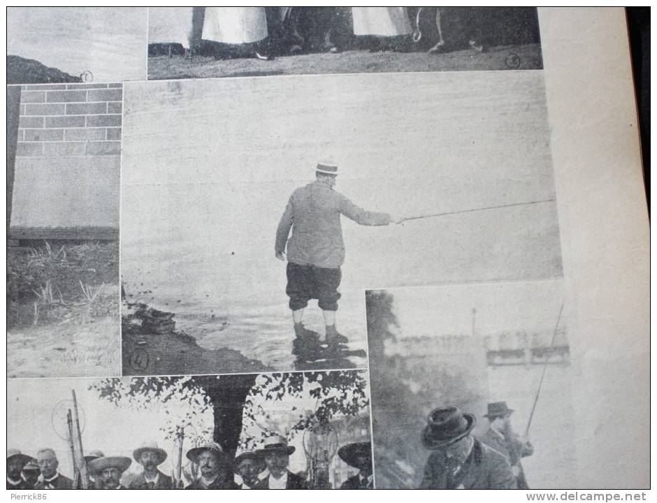 1900 PECHE A LA LIGNE CHAMPIONNAT DU MONDE CYCLISME REGATES DU HAVRE MEETING CAEN TIR SATORY LA VIE AU GRAND AIR N° 101