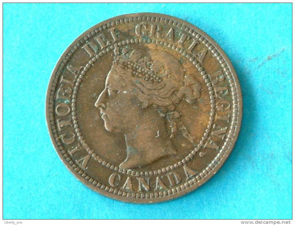 1898 H - 1 CENT / KM 7 ( For Grade, Please See Photo ) ! - Canada