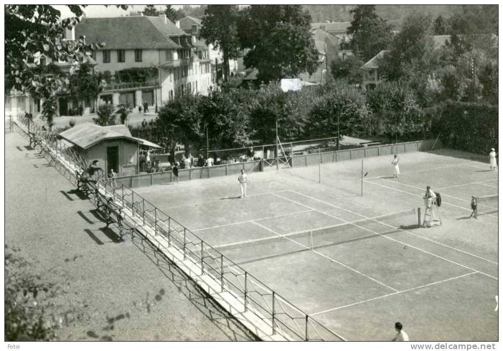 REAL PHOTO POSTCARD TENNIS FRANCE CARTE POSTALE - Bagneres De Bigorre