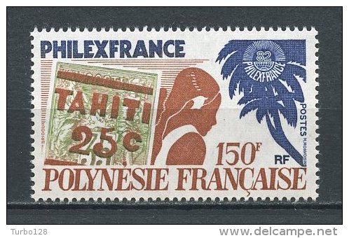 POLYNESIE 1982 N° 180 ** Neuf = MNH Superbe Cote 5.50 € Philexfrance Timbres Sur Timbres Tahiti - Neufs