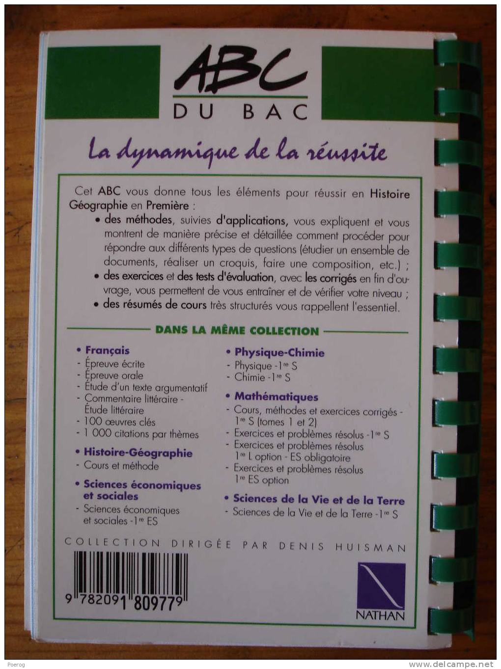 ABC DU BAC - HISTOIRE GEOGRAPHIE - PREMIERE - NATHAN N°541 - Méthodes - Exercices D´application - Résumés De Cours - Fichas Didácticas