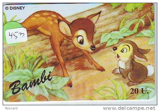 TELECARTE ETATS-UNIS (453) * DISNEY * PHONECARD * TELEFONKARTE * MOVIE * BAMBI - Disney