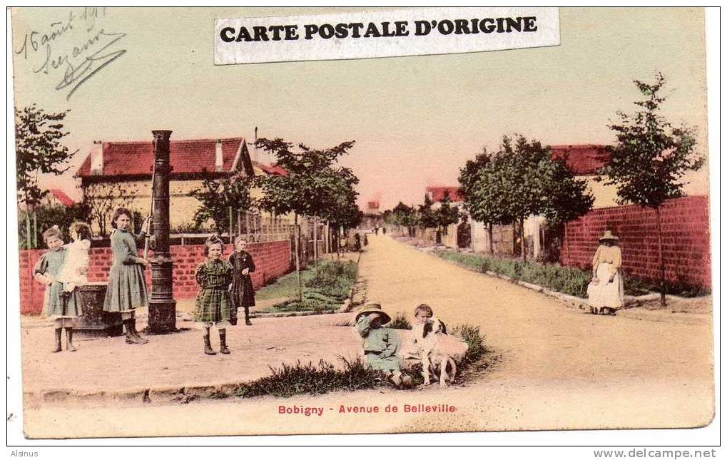 BOBIGNY (SEINE ST DENIS) - AVENUE DE BELLEVILLE - Bobigny
