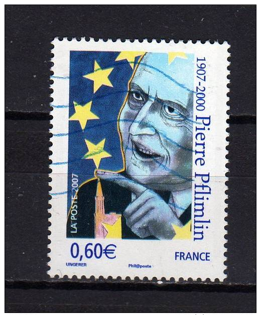 FRANCE "Pierre Pflinmlin 0.60 €;" USED FR001 - Other & Unclassified