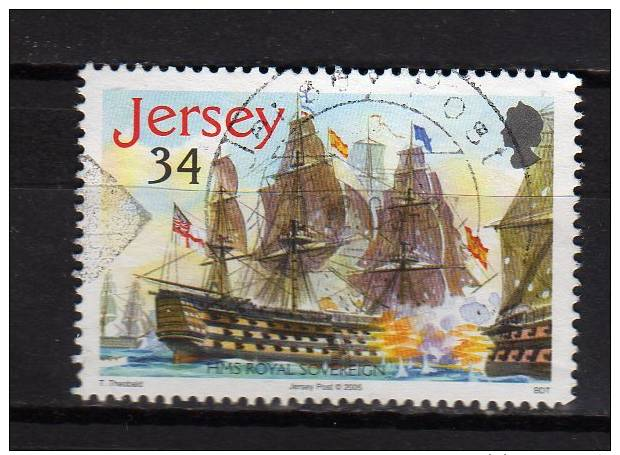 JERSEY 2005 "HMS Royal Sovereign" USED FR004 - Jersey