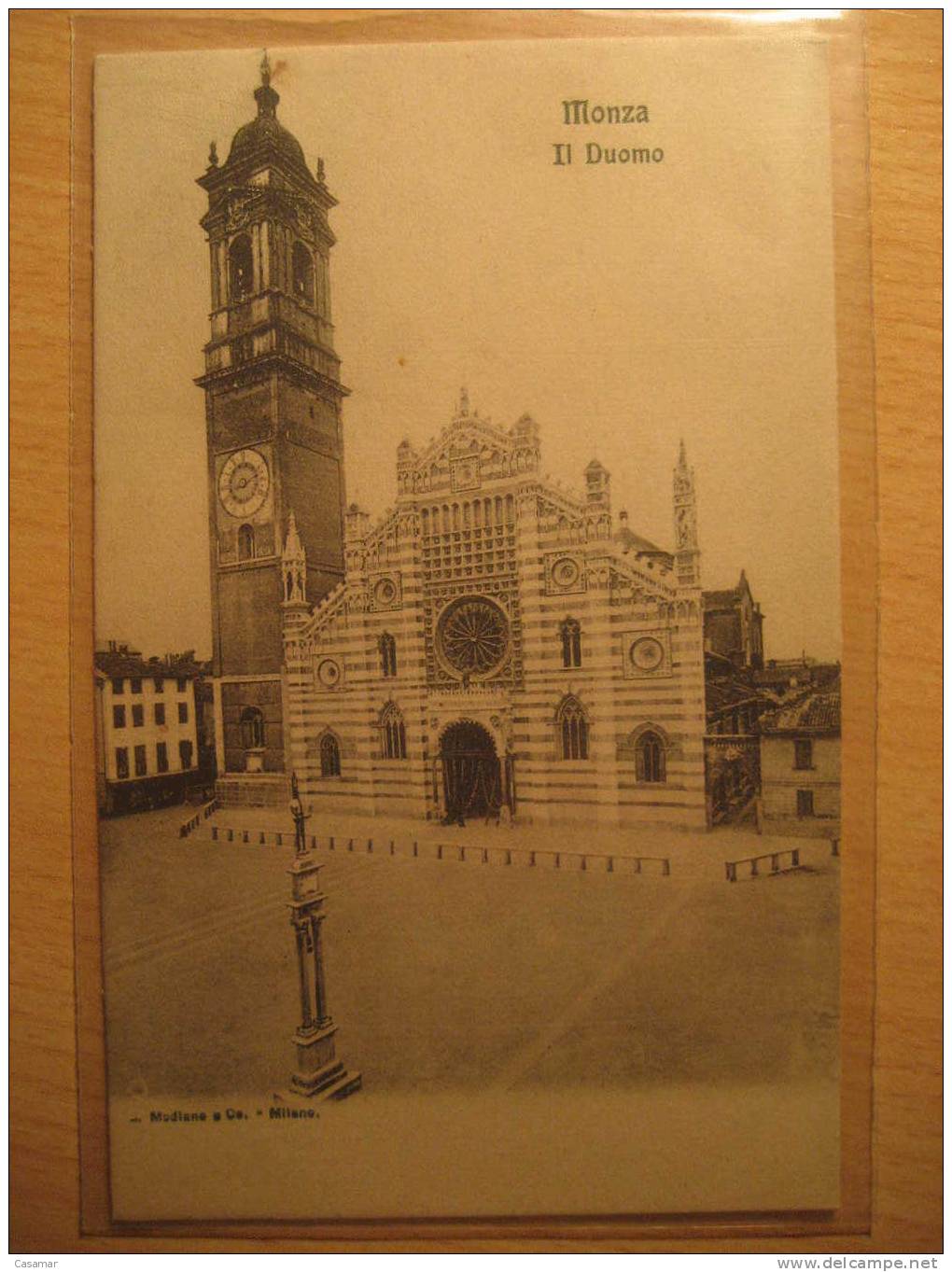 ITALY Monza Duomo Cattedrale Cathedral Reloj Clock Watch Lombardia Brianza Card Italia Italie - Monza