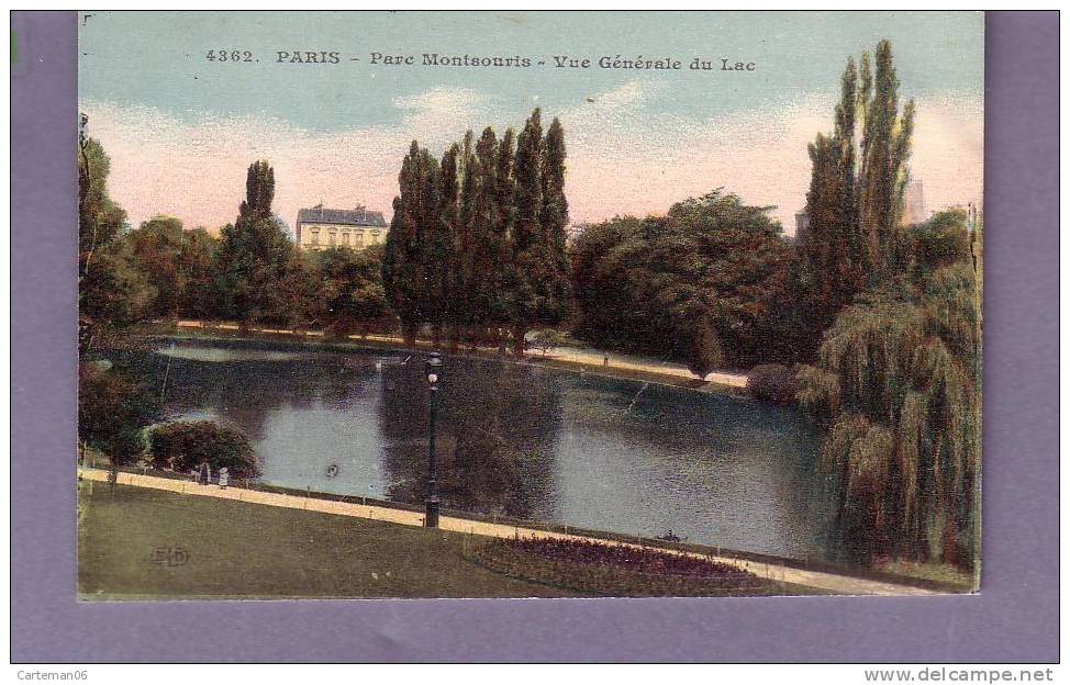 75 - Paris 14 ème - Parc Montsouris - Vue Générale Du Lac - Editeur: ELD N°4362 - Arrondissement: 14