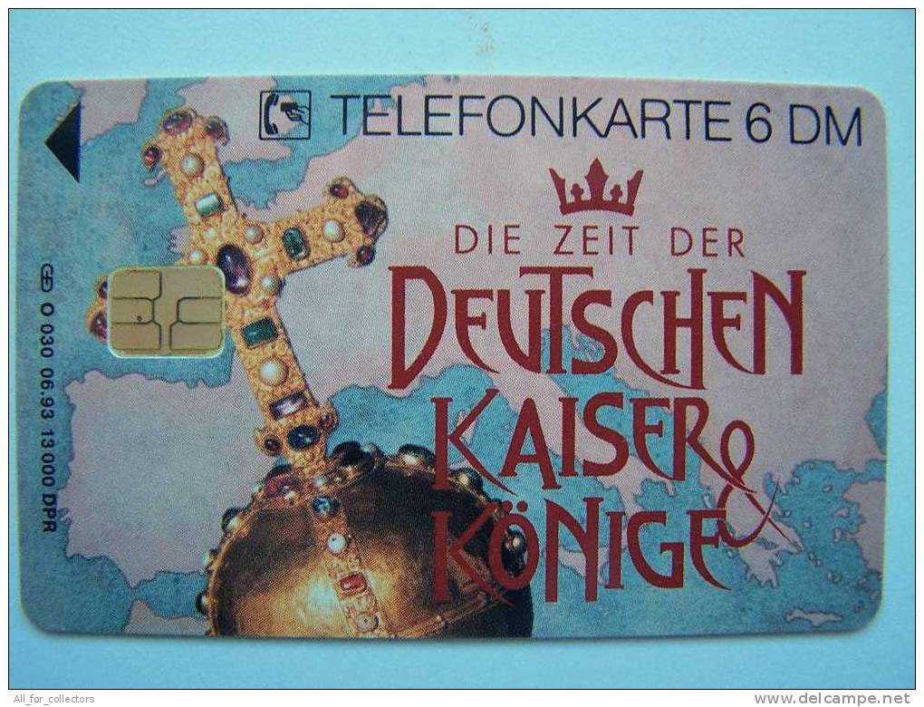 Deutschen Kaiser & Koniger FRIEDRICH Der GROSSE Card Karte From GERMANY Allemagne Deutschland 6 DM O 030 06.93 13000 - O-Series : Customers Sets