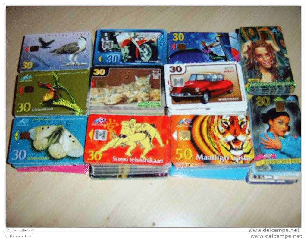 Nice Lot And Collection Of 450 Phone Cards Cartes Karten From ESTONIA L'Estonie Estland Eesti. Sale! - Estland
