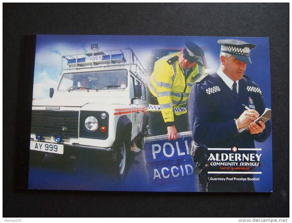 ALDERNEY 2003  COMMUNITY SERVICES POLICE   MI BOOKLET 6     MNH **    MAP1-868 - Alderney