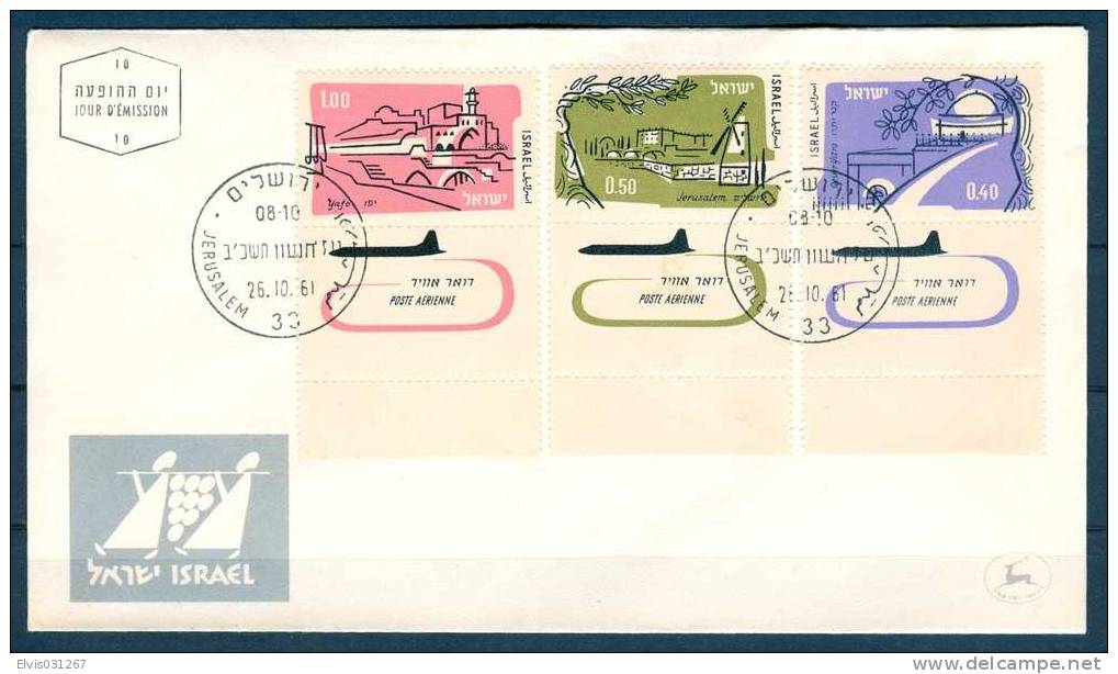 Israel FDC - 1960, Philex Nr. 202-210,  *** - Full Tab - Mint Condition - - FDC