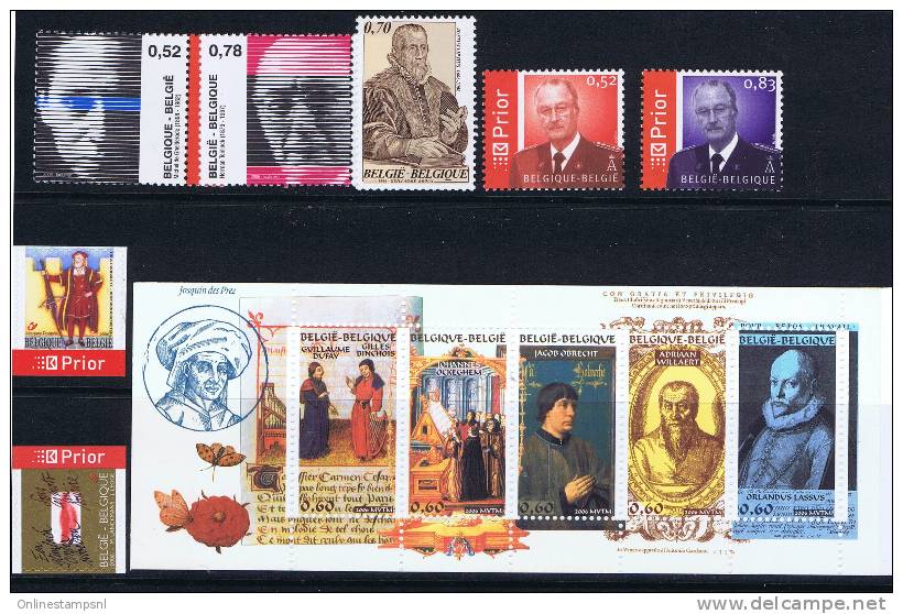 Belgium 2006 Mint Never Hinged Set Of Stamps And Blocks - 2001-2010