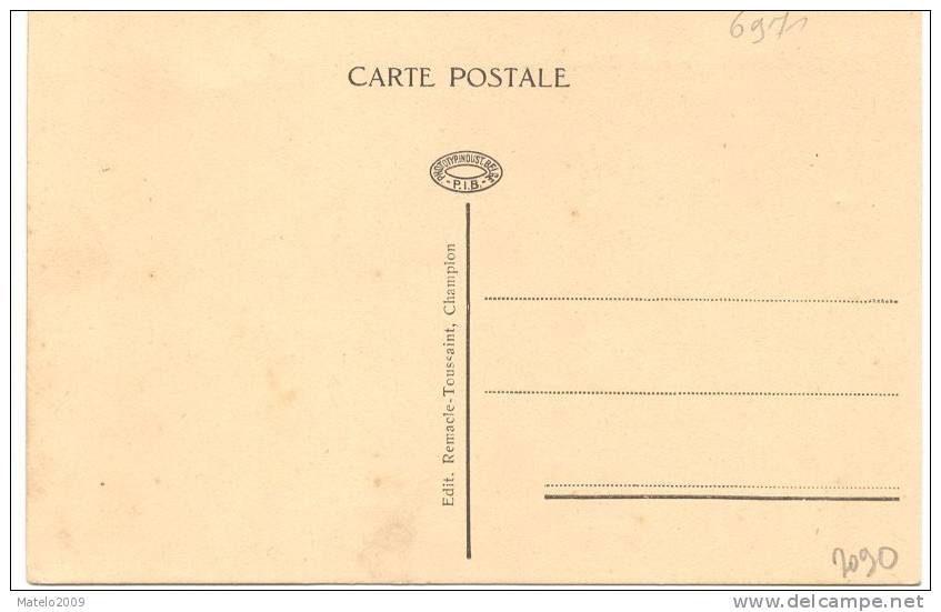 La Converserie Vers CHAMPLON (6971) Maison Remacle Toussaint     ( T O P ) - Tenneville