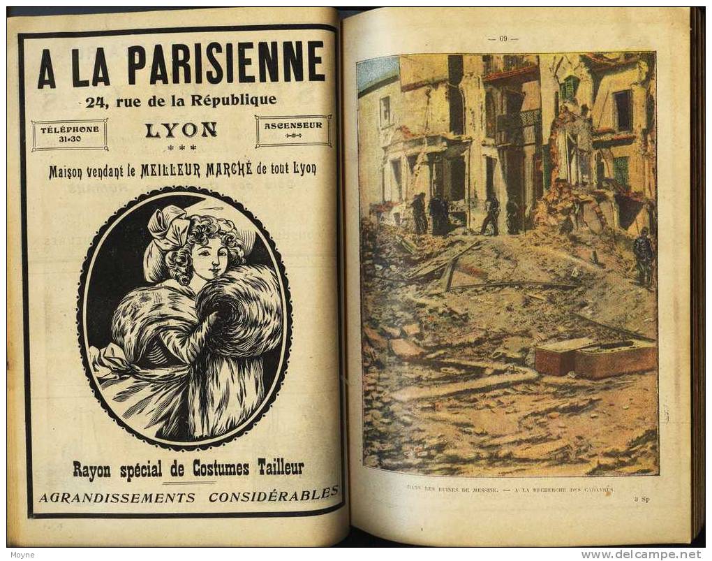 Rhône- ALMANACH  ILLUSTRE De 1910 - Du PROGRES De LYON - 50éme ANNEE - TRES ILLUSTRE - TRES RARE - Rhône-Alpes