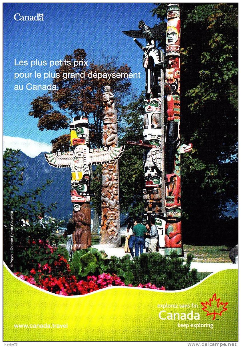 VANCOUVER ET SON ILE  Carte Publicitaire - Vancouver