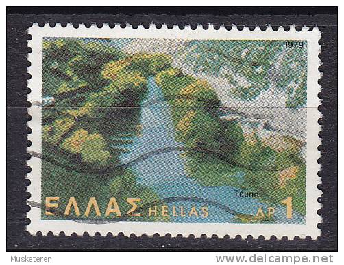 Greece 1979 Mi. 1388   1 Dr Landschaft Tempi - Oblitérés