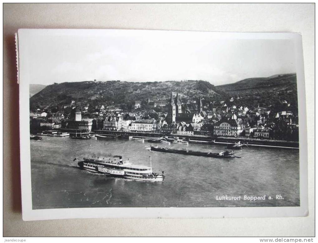 CPA - Bateau - Péniche - Coblence - Luftkurort Boppard - - Péniches