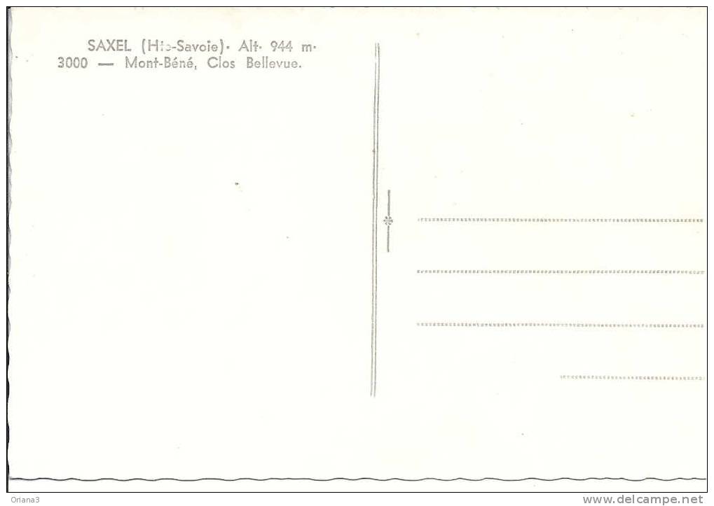 -74 ---SAXEL -- MONT BENE , CLOS BELLEVUES -- CARTE PHOTO -- - Otros & Sin Clasificación