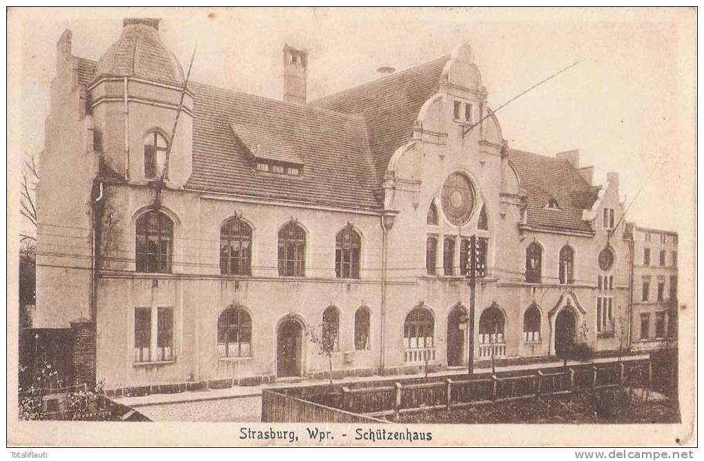 Strasburg Schützenhaus Brodnica Feldpost 14.5.1919 Spät Gelaufene Feldpost Mit Formation - Westpreussen