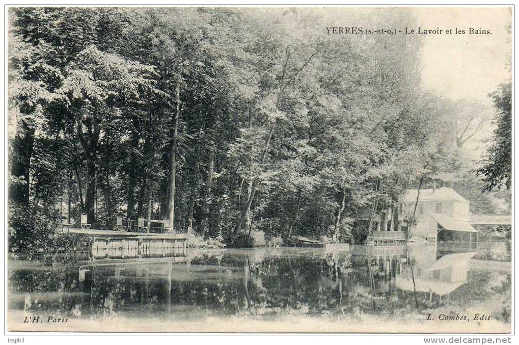 Yerres (S. Et O.) Le Lavoir Et Les Bains - Yerres