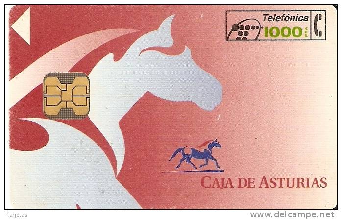 CP-020 TARJETA DE CAJA DE ASTURIAS DE TIRADA 51000 - Commemorative Advertisment