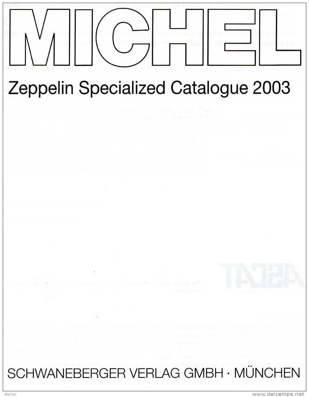 Zeppelin Specialized Michel Catalogue Of English New 28€ With Cover Of All The World Catalogue From Germany - Autres & Non Classés