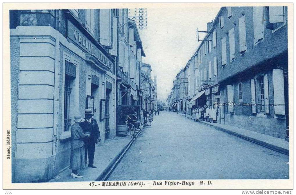 CPA -32 - GERS - MIRANDE - Rue Victor Hugo  - 468 - Mirande