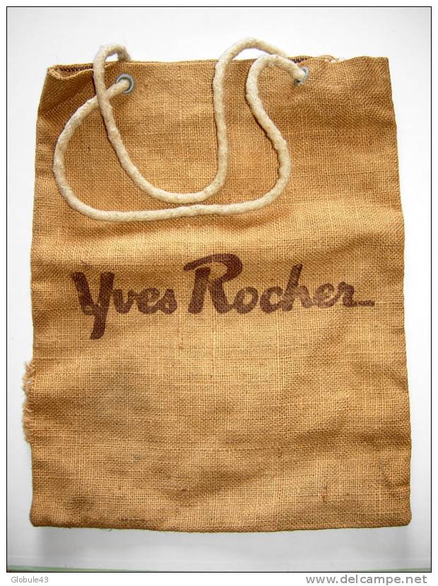 SAC TOILE DE JUTE  YVES ROCHER CADEAU PUB  40 X 31 Cm - Sonstige & Ohne Zuordnung