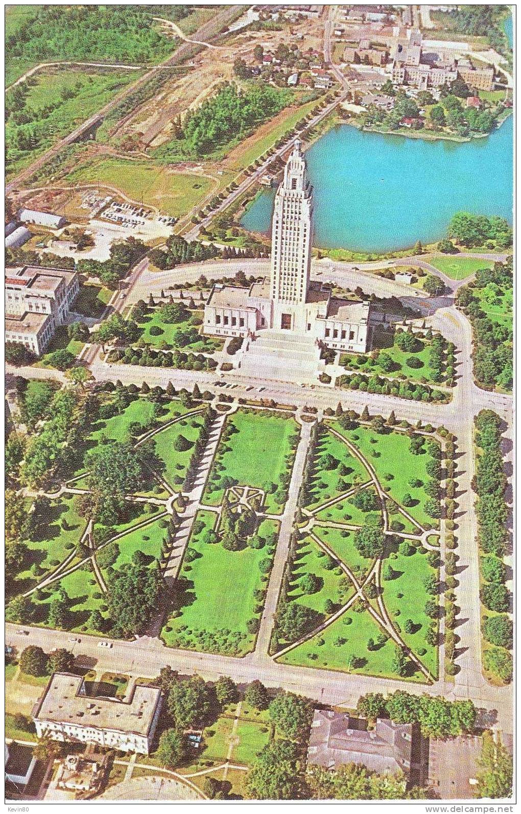 ETATS UNIS BATON ROUGE Louisiana State Capitol Cp Couleur - Baton Rouge